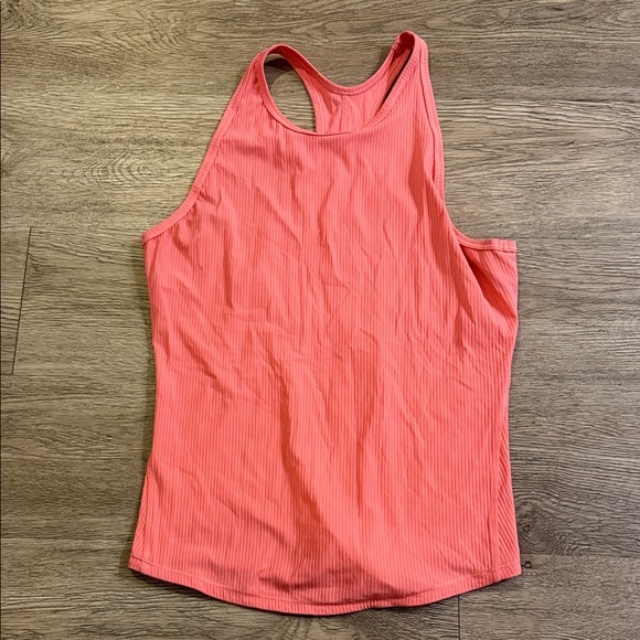 Lululemon Base Pace Ribbed Tank Top in Raspberry Cream - Picture 5 of 8